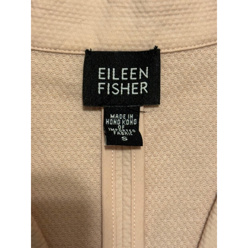 Eileen Fisher Women’s Blush Pink Snap Button Casual Blazer Size Small - Picture 4 of 8